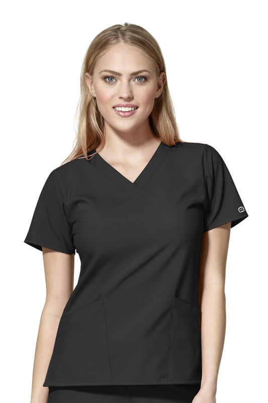 W123 - Blouse médicale - Noir - Femme
