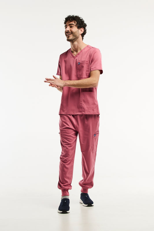 LUCA Jogger - Tenue médicale - Homme - Rose