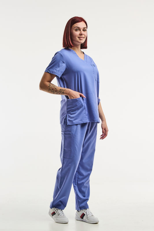 EMMA – Tenue médicale – Femme – Bleu