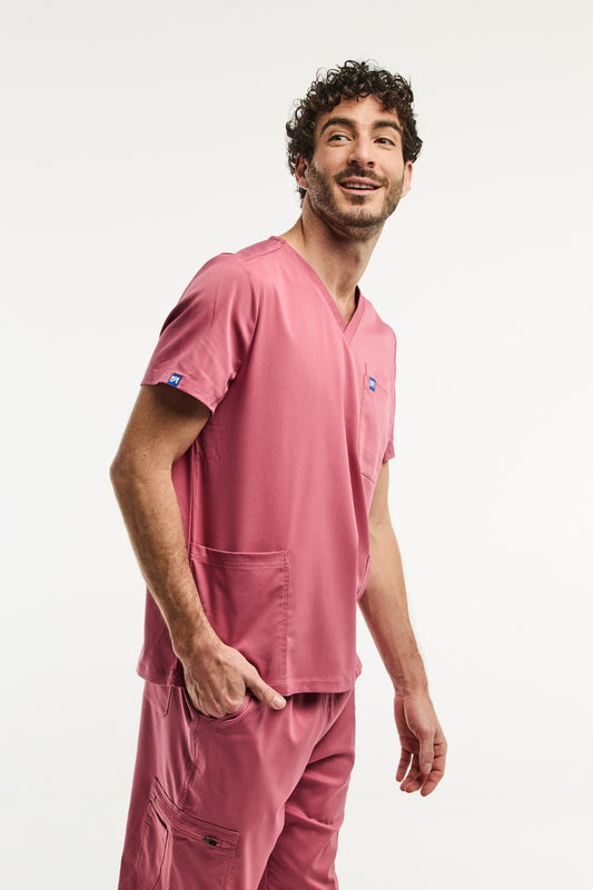LUCA - Tunique médicale - Homme - Rose