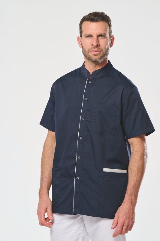 Oscar - Blouse médicale - Homme - Lavage à 60° - Bleu Marine