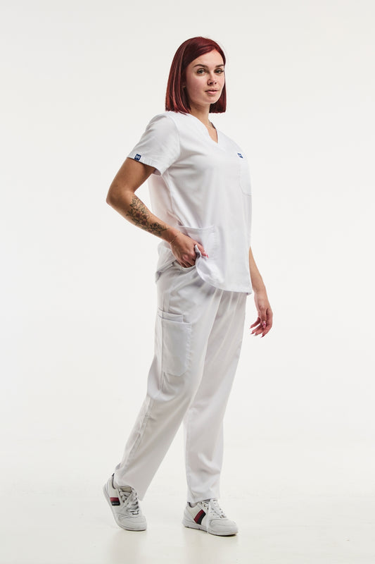 EMMA – Tenue médicale – Femme – Blanc
