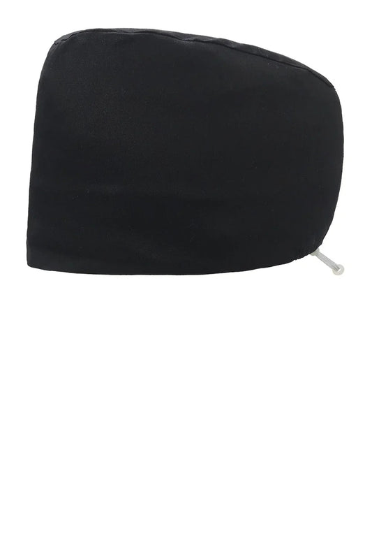 Calot médical/de bloc- Noir - Cheveux longs