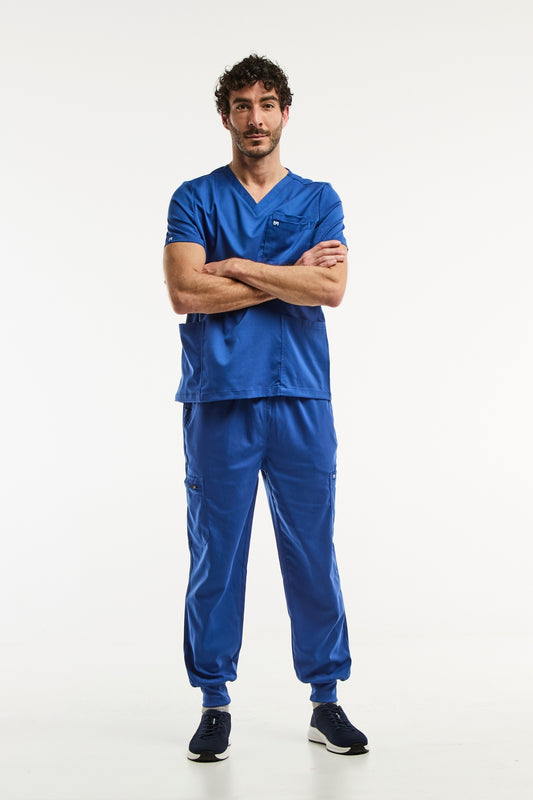 LUCA Jogger - Tenue médicale - Homme - Bleu Roi