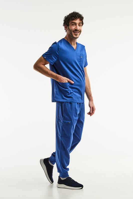 LUCA Jogger - Tenue médicale - Homme - Bleu Roi