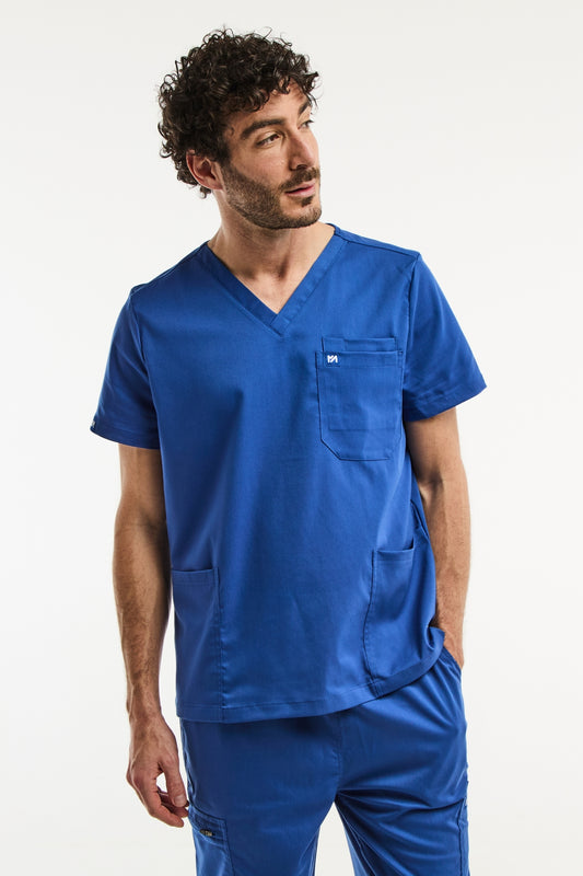 LUCA - Tunique médicale - Homme - Bleu Roi
