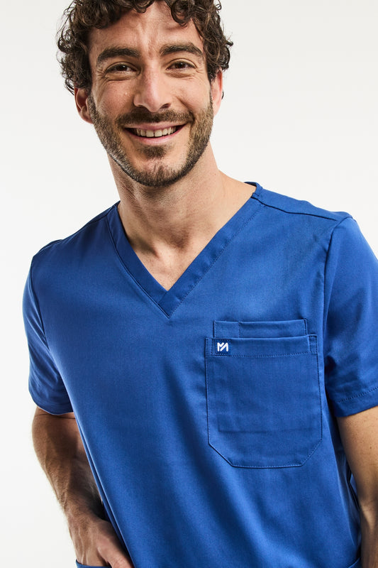 LUCA - Tunique médicale - Homme - Bleu Roi