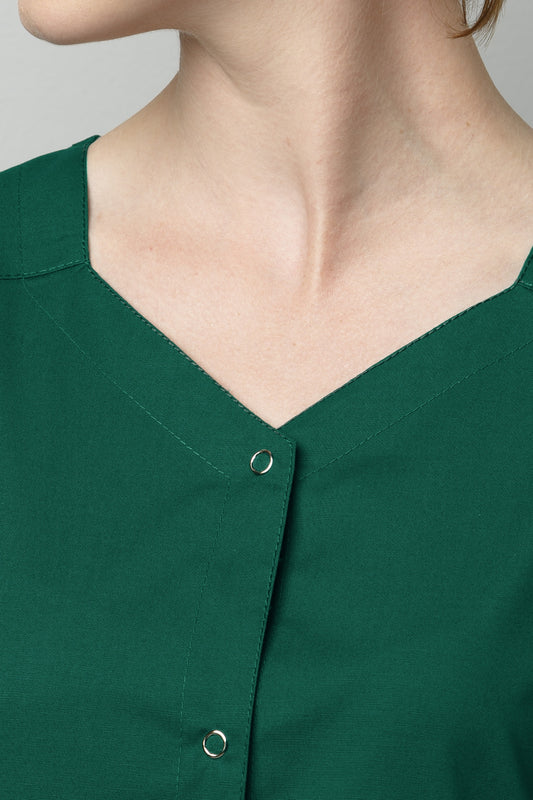 Classicfit - Blouse médicale - Femme - Vert