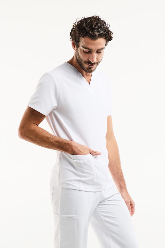 Cherokee® ProTech - Tunique médicale - Homme - Blanc