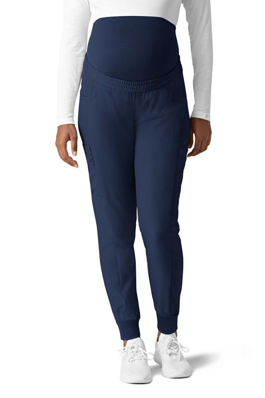 W123 - Pantalon médical femme maternité - Bleu marine