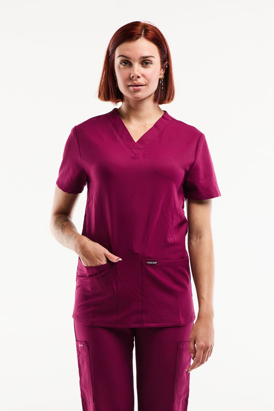 Cherokee® ProTech - Tunique médicale - Femme - Bordeaux