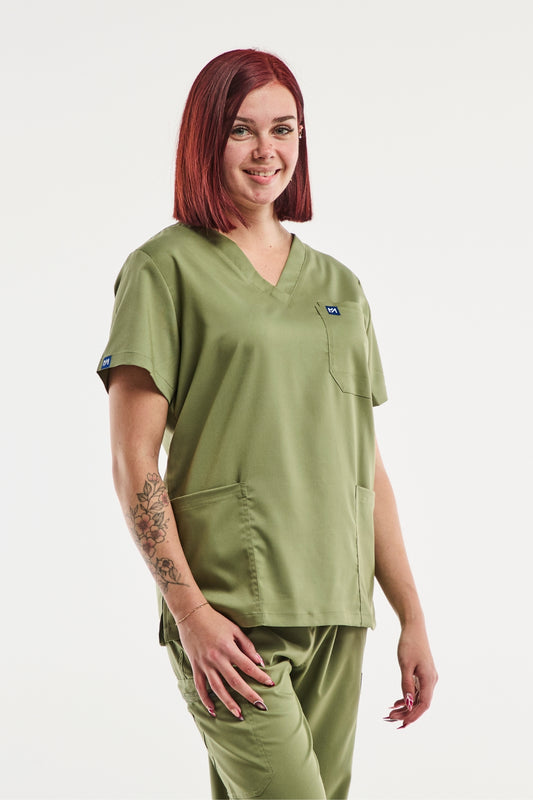 EMMA - Tunique médicale - Femme - Olive