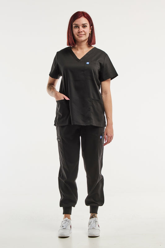 EMMA jogger – Tenue médicale – Femme – Noir