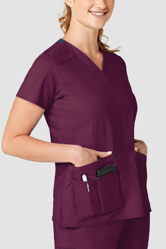 Bella - Blouse médicale - Femme - Bordeaux