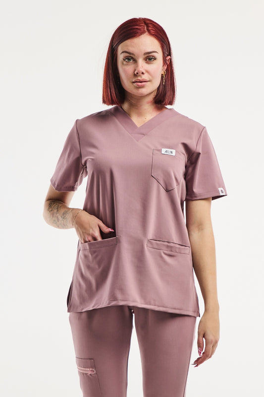 Slimfit – Tunique médicale – Rose