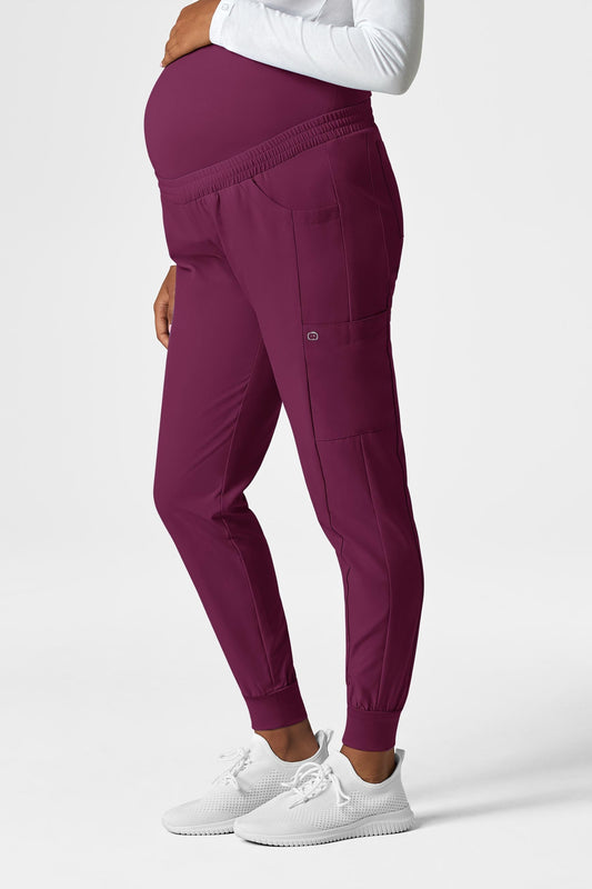 W123 - Pantalon médical femme maternité - Bordeaux