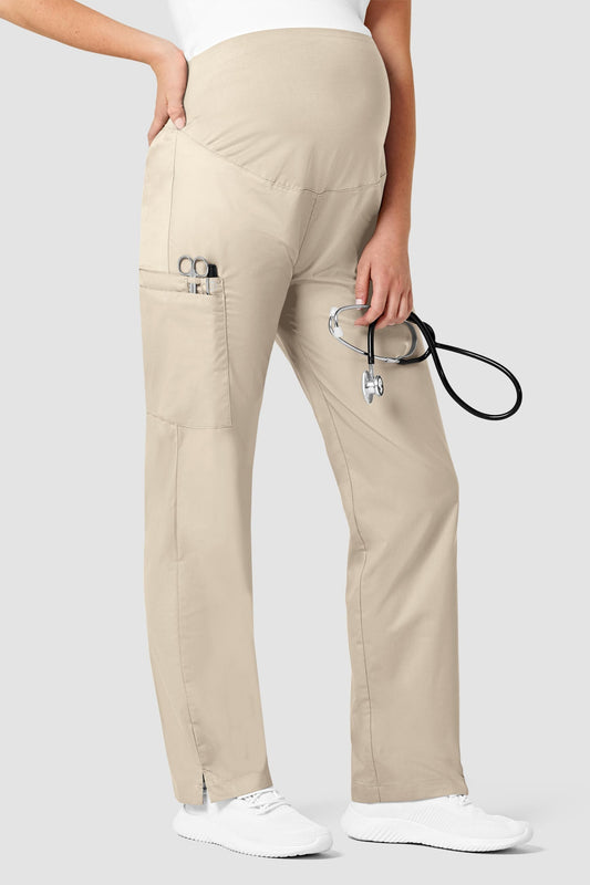 WonderWork - Pantalon médical femme maternité - Beige