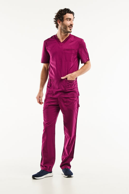 Balance by Dickies® - Tenue de bloc - Homme - Bordeaux