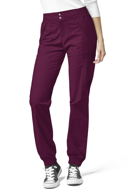 Flex - Pantalon médical - Femme - Bordeaux
