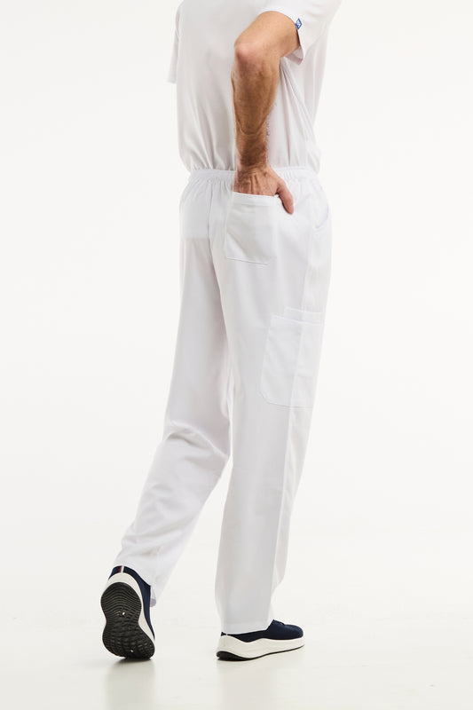 LUCA - Pantalon médical - Homme - Blanc