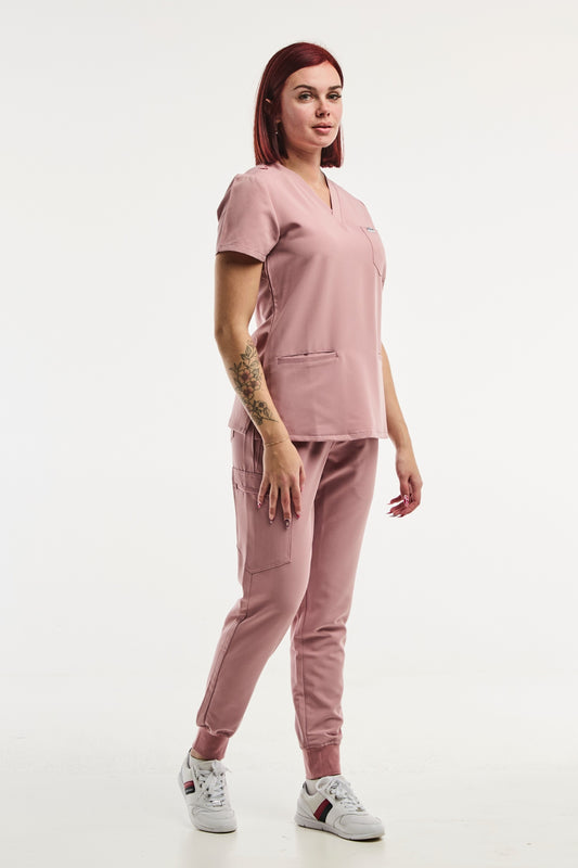 Paris – Tenue Médicale Stretch – Femme – Rose