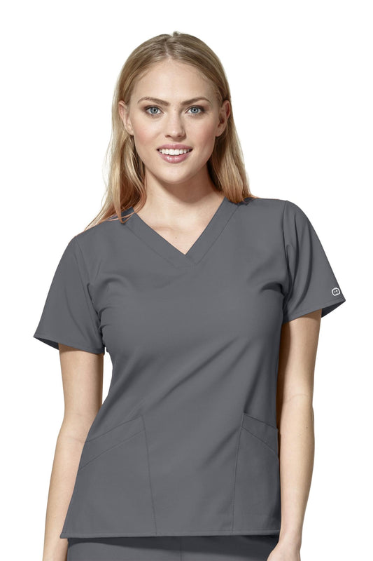W123 - Blouse médicale - Gris - Femme
