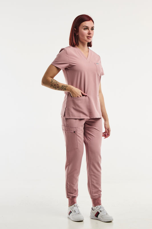 Paris – Tenue Médicale Stretch – Femme – Rose