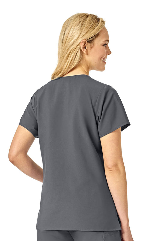 W123 - Blouse médicale - Gris - Femme