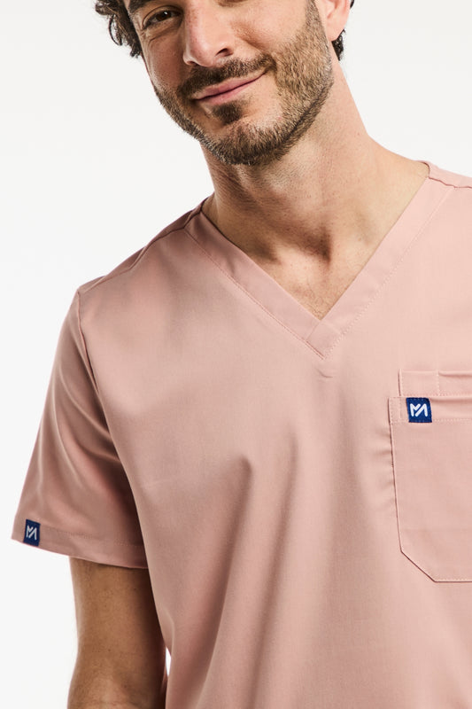 LUCA - Tunique médicale - Homme - Rose Clair