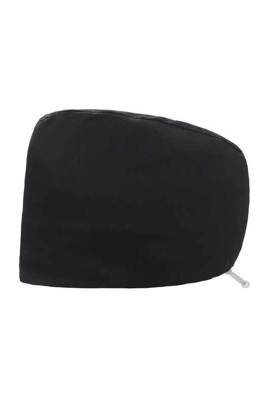 Calot médical/de bloc- Noir - Cheveux longs