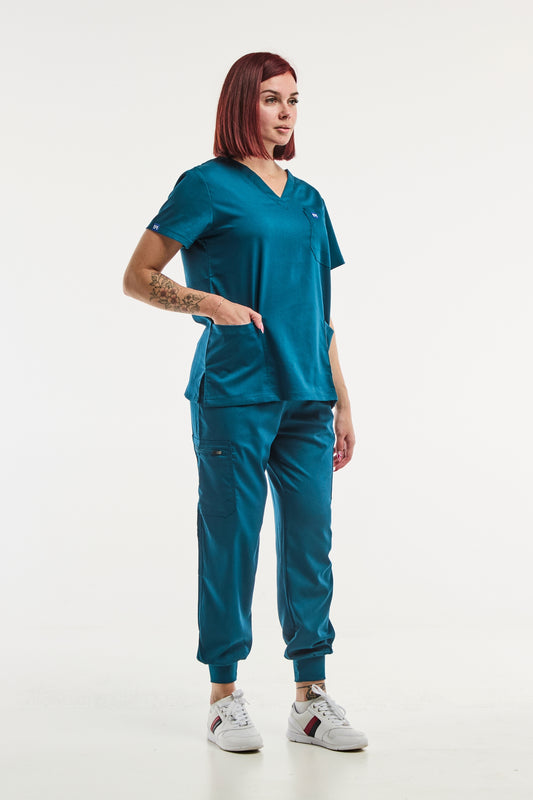 EMMA jogger – Tenue médicale – Femme – Turquoise