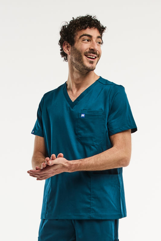 LUCA - Tunique médicale - Homme - Turquoise