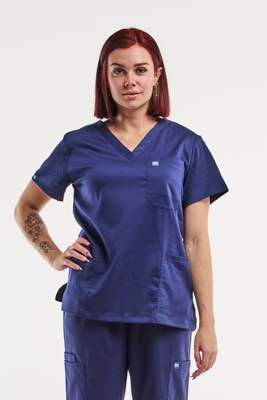 EMMA - Tunique médicale - Femme - Bleu Marine