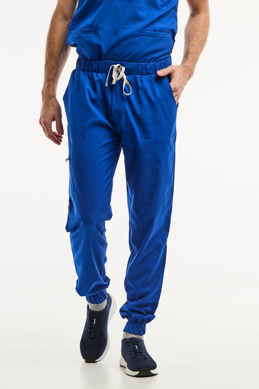 Pantalon médical - Bleu royal, Slimfit