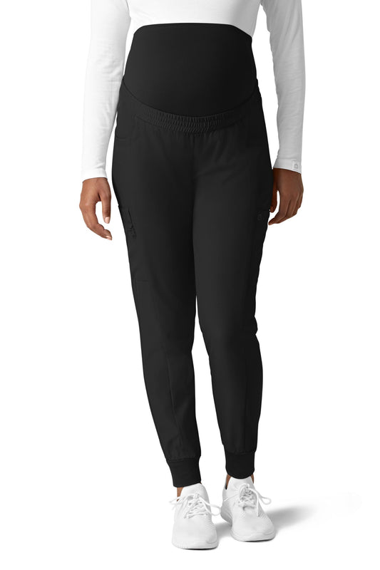 W123 - Pantalon médical femme maternité - Noir