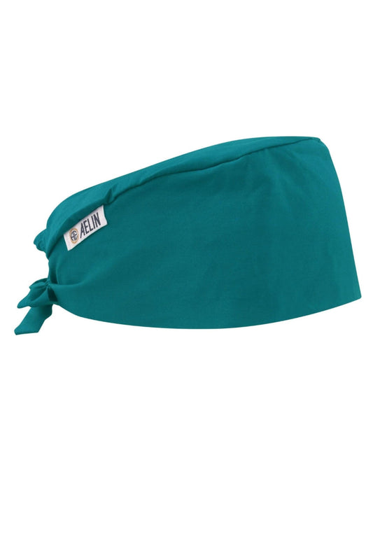 Calot médical – Vert Turquoise - Cheveux courts