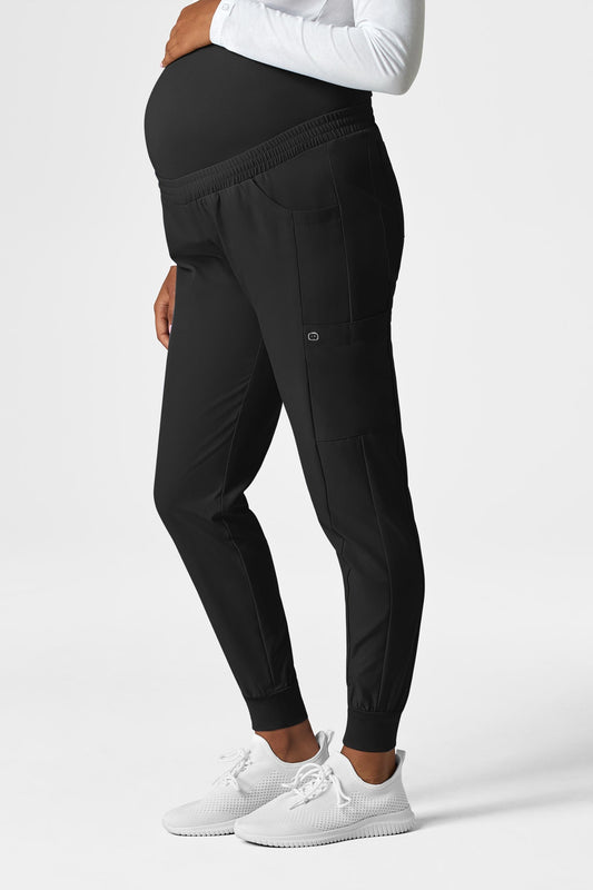 W123 - Pantalon médical femme maternité - Noir
