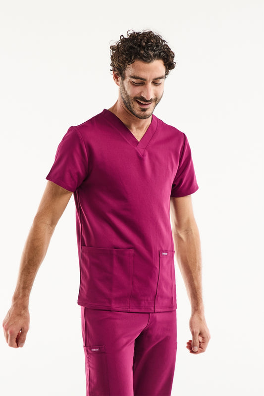 Cherokee® ProTech - Tunique médicale - Homme - Bordeaux