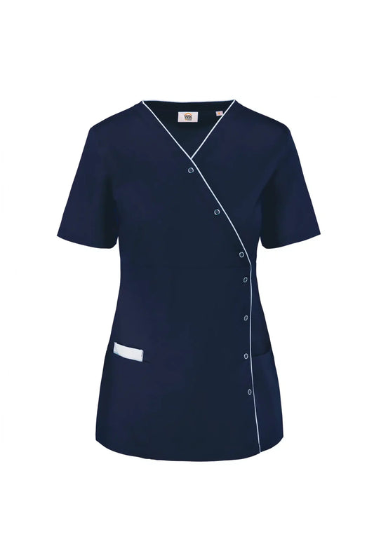 Lima - Blouse médicale - Femme - Lavage à 75°- Bleu Marine