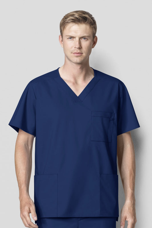 Wonderwork - Blouse médicale - Homme - Bleu marine
