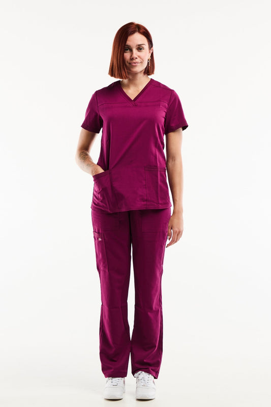Balance by Dickies® - Tenue de bloc - Femme - Bordeaux