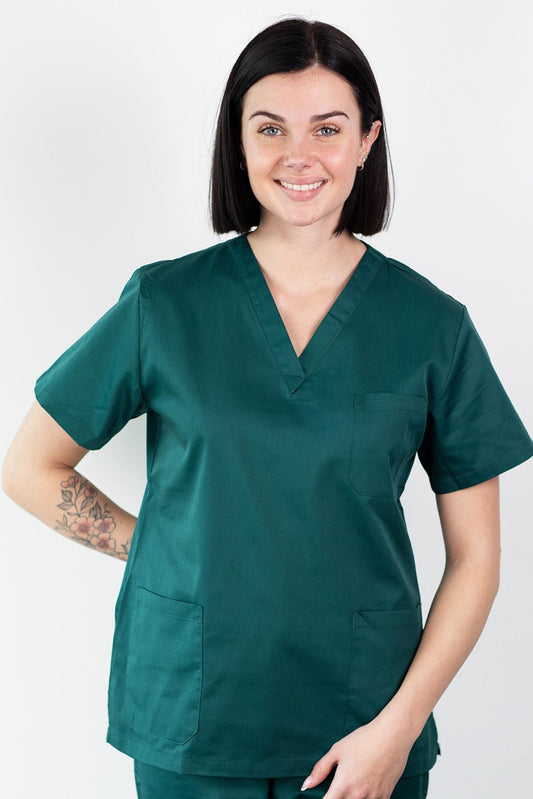 Basicfit -Tunique médicale - Unisexe - Vert