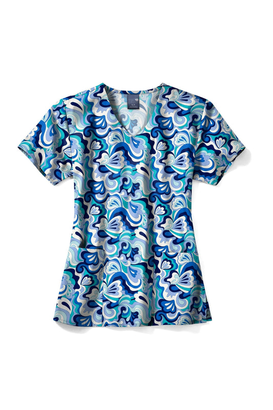 Blouse médicale - Bleu Multicolores
