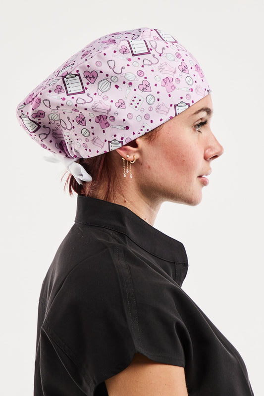 Calot de bloc – Accessoires médicaux roses