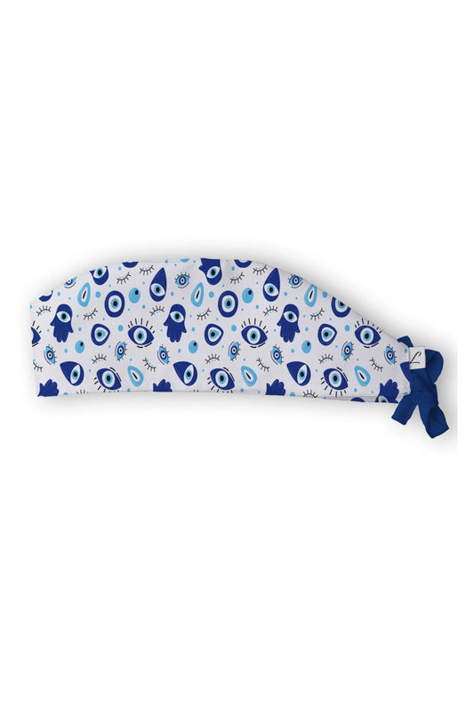 Calot de bloc – Blanc Avec Des Motifs Khamsa turc