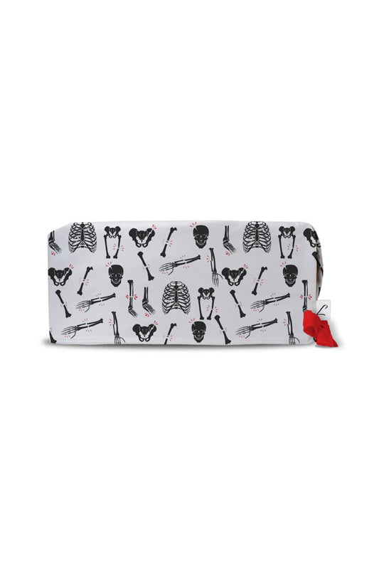 Calot de bloc Blanc imprimé motifs traumatologie, design Grey’s Anatomy organes et os