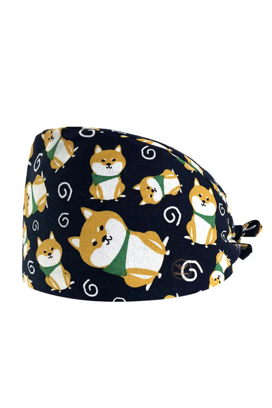 Calot de bloc – Bleu Marine imprimé chien