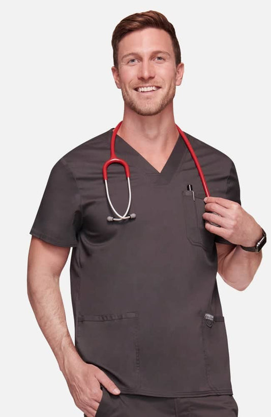 Cherokee® - Tunique médicale - Homme - Gris foncé