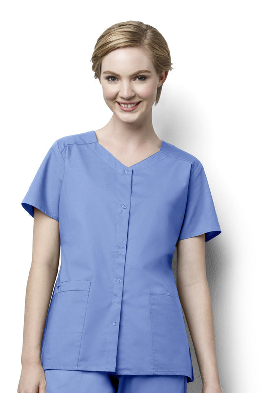 Classicfit - Blouse médicale - Femme - Bleu ciel