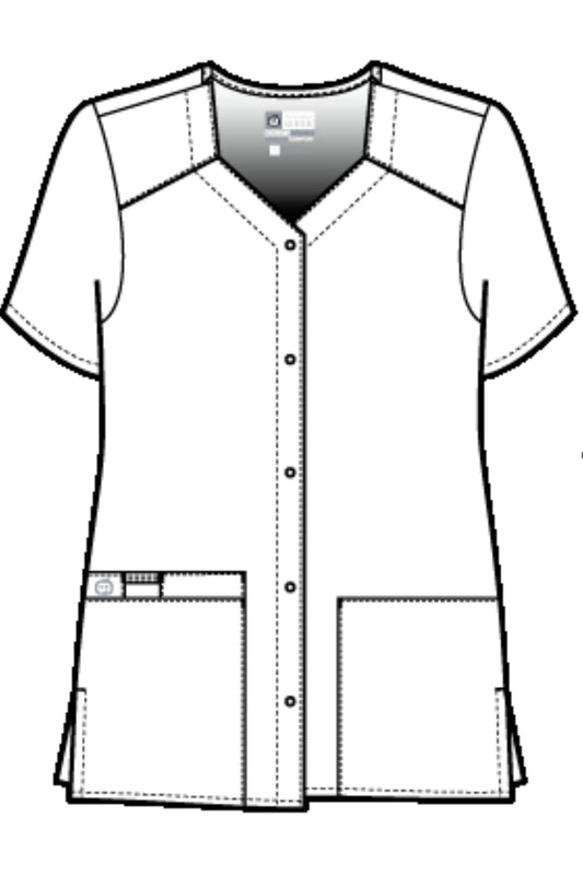 Classicfit - Blouse médicale - Femme - Bleu marine